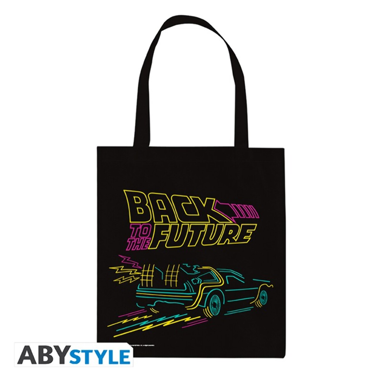 Ritorno Al Futuro - Borsa Portatutto - "neon Delorean"