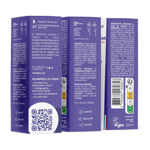 Nutri&Co Mélatonine 1,9mg avec Mélisse et Valériane Vegan - Format Spray 20mL