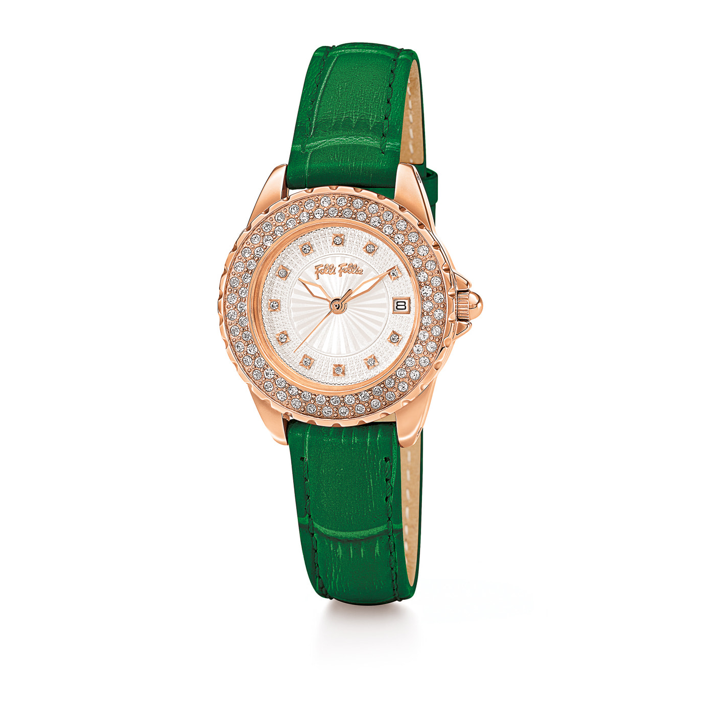 Reloj Folli Follie WF13B071STS Mujer Analogico Cuarzo con Correa de Cuero