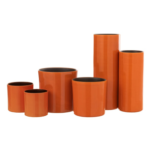 J-Line vase Flexible - céramique - orange - large