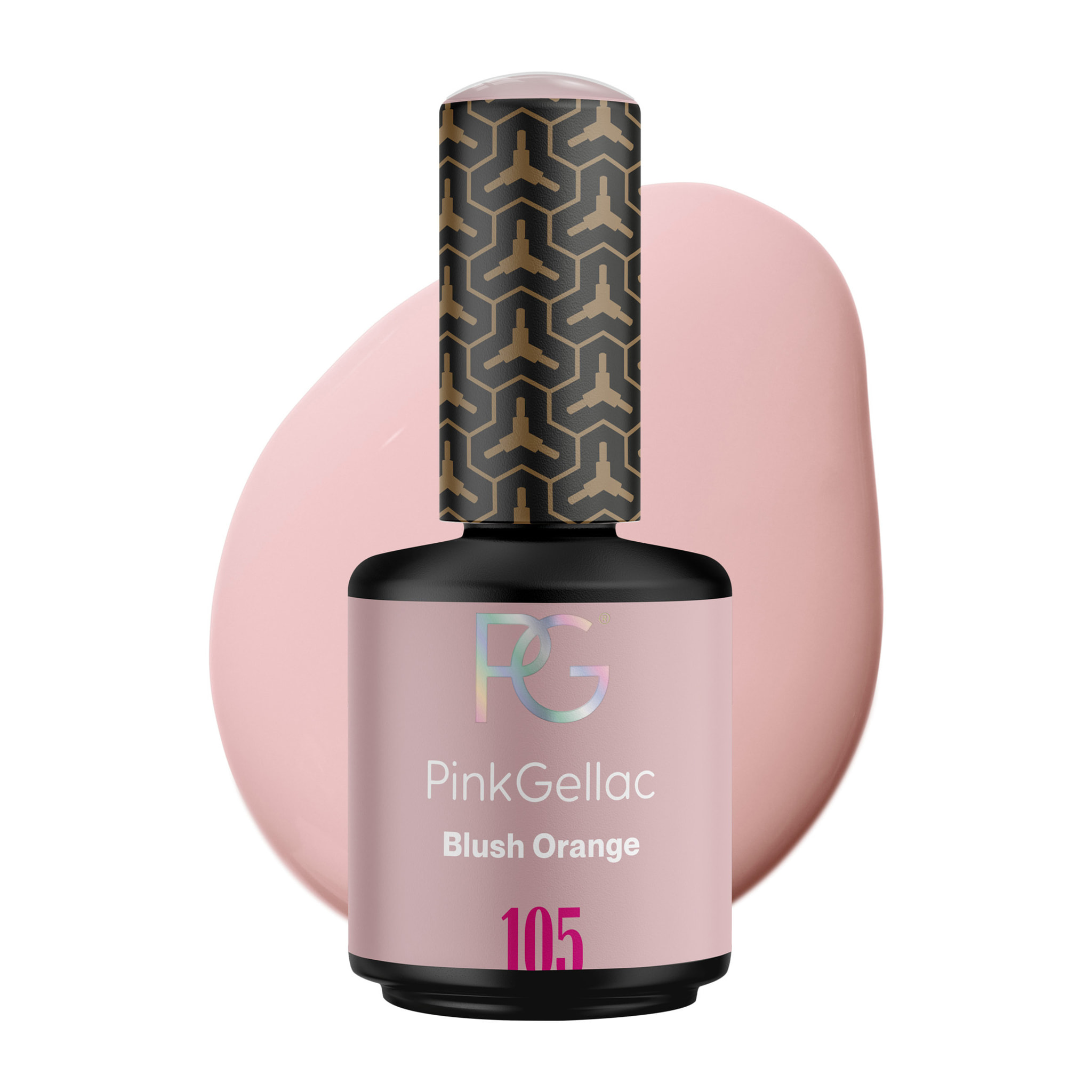 Vernis semi-permanent - 105 Blush Orange - 15 ml