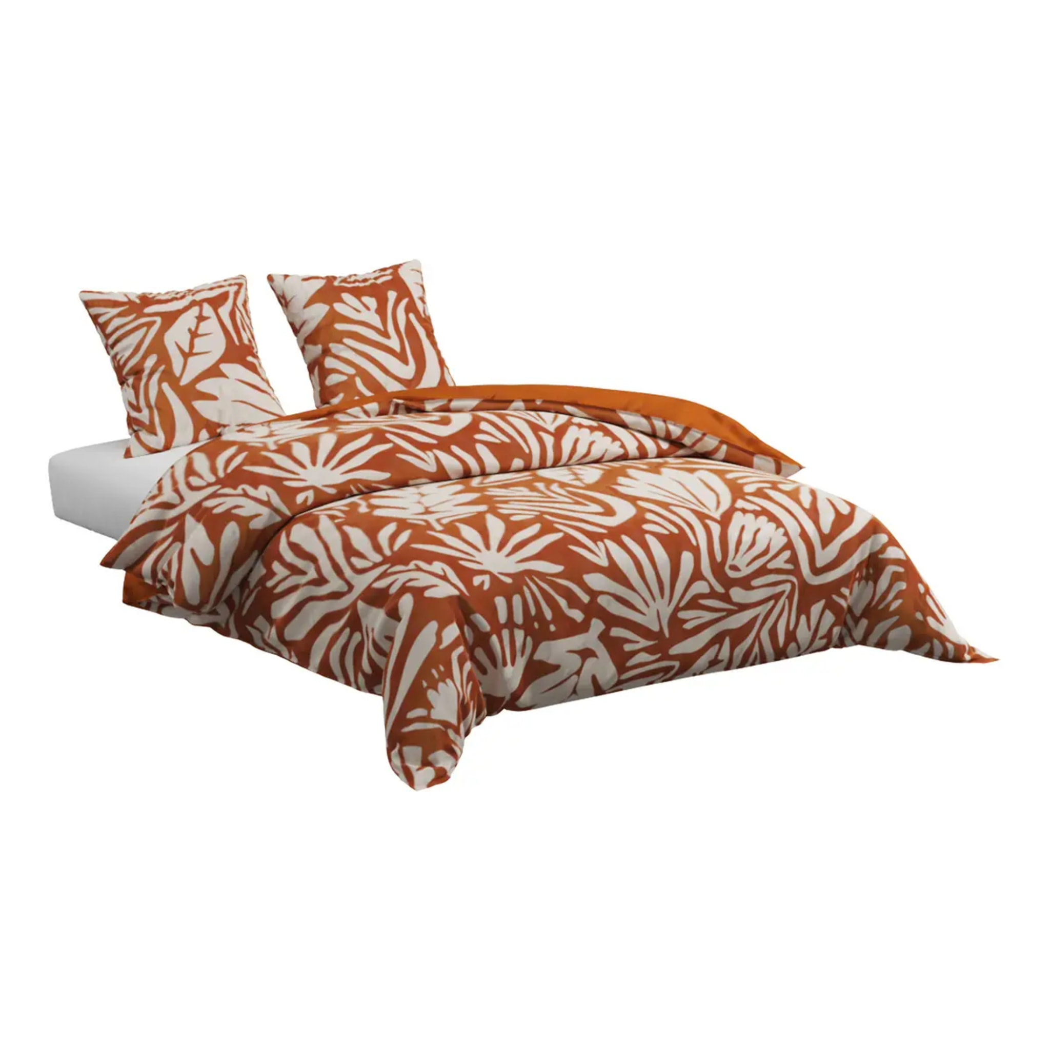Parure de lit Homy 220x240cm orange