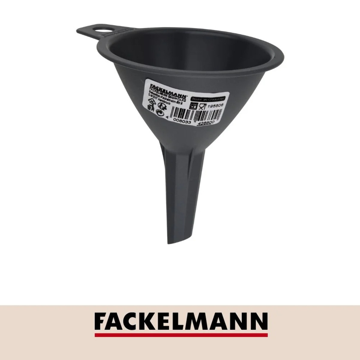 Entonnoir de cuisine en plastique 9 cm Fackelmann Basic