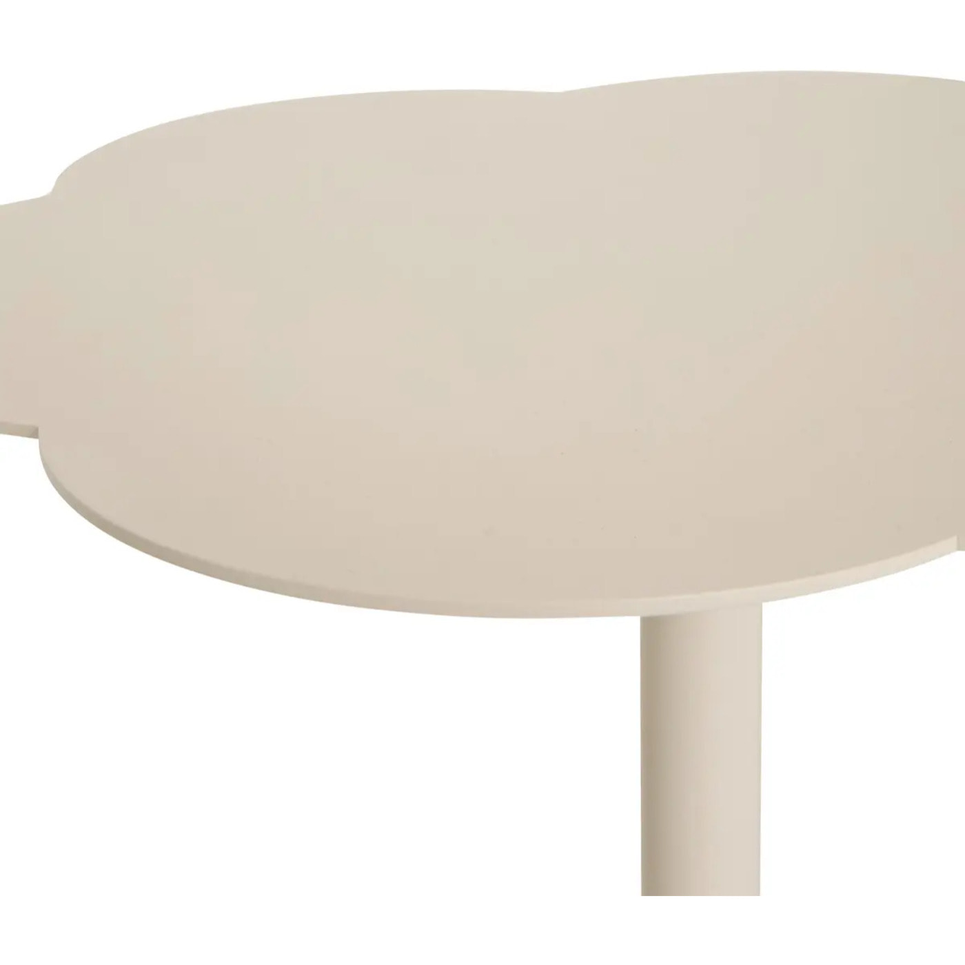 Table d'appoint Fiora ivoire 43x43cm
