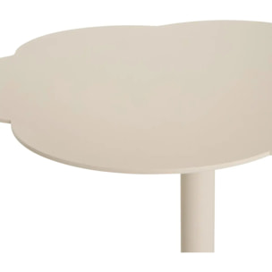 Table d'appoint Fiora ivoire 43x43cm