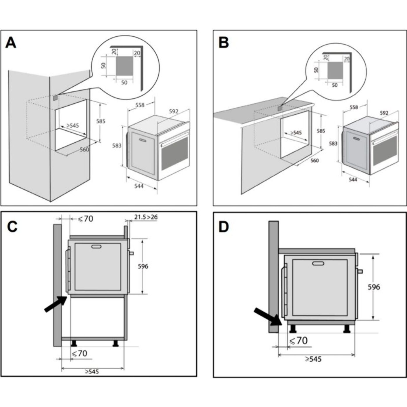 Four encastrable SAUTER SOR4545B