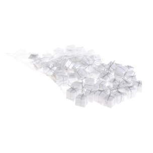 Pacchi Regalo, 60 Pezzi. Altezza 2,5 Cm - Pezzi 6 - 18X18X17cm - Bianchi Dino - Articoli Natalizi