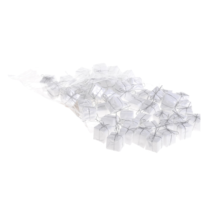 Pacchi Regalo, 60 Pezzi. Altezza 2,5 Cm - Pezzi 6 - 18X18X17cm - Bianchi Dino - Articoli Natalizi