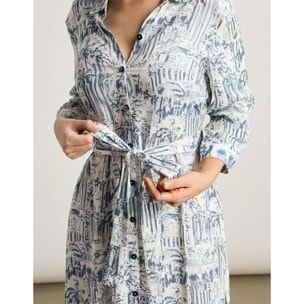 Vestido Largo Azul - Clarkela