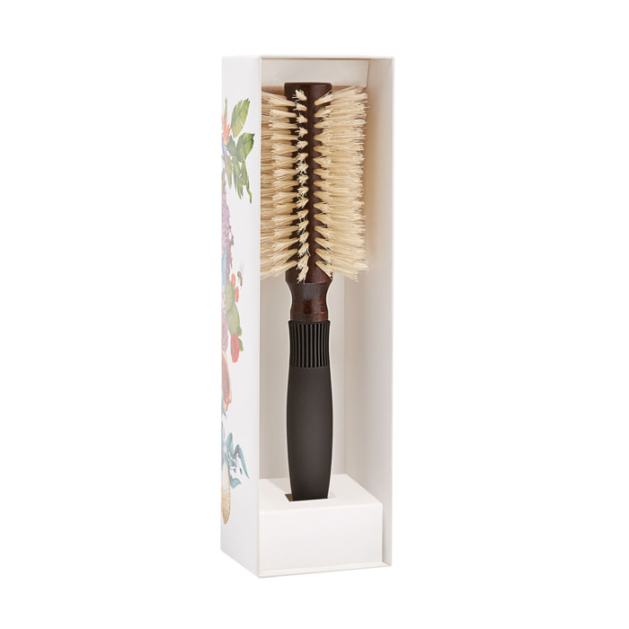Brosse Pré-Incurvée Brushing 12 Rangs - Poils de Sangliers