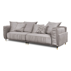 Canapé Droit Velours Fiorenzo - 4 places