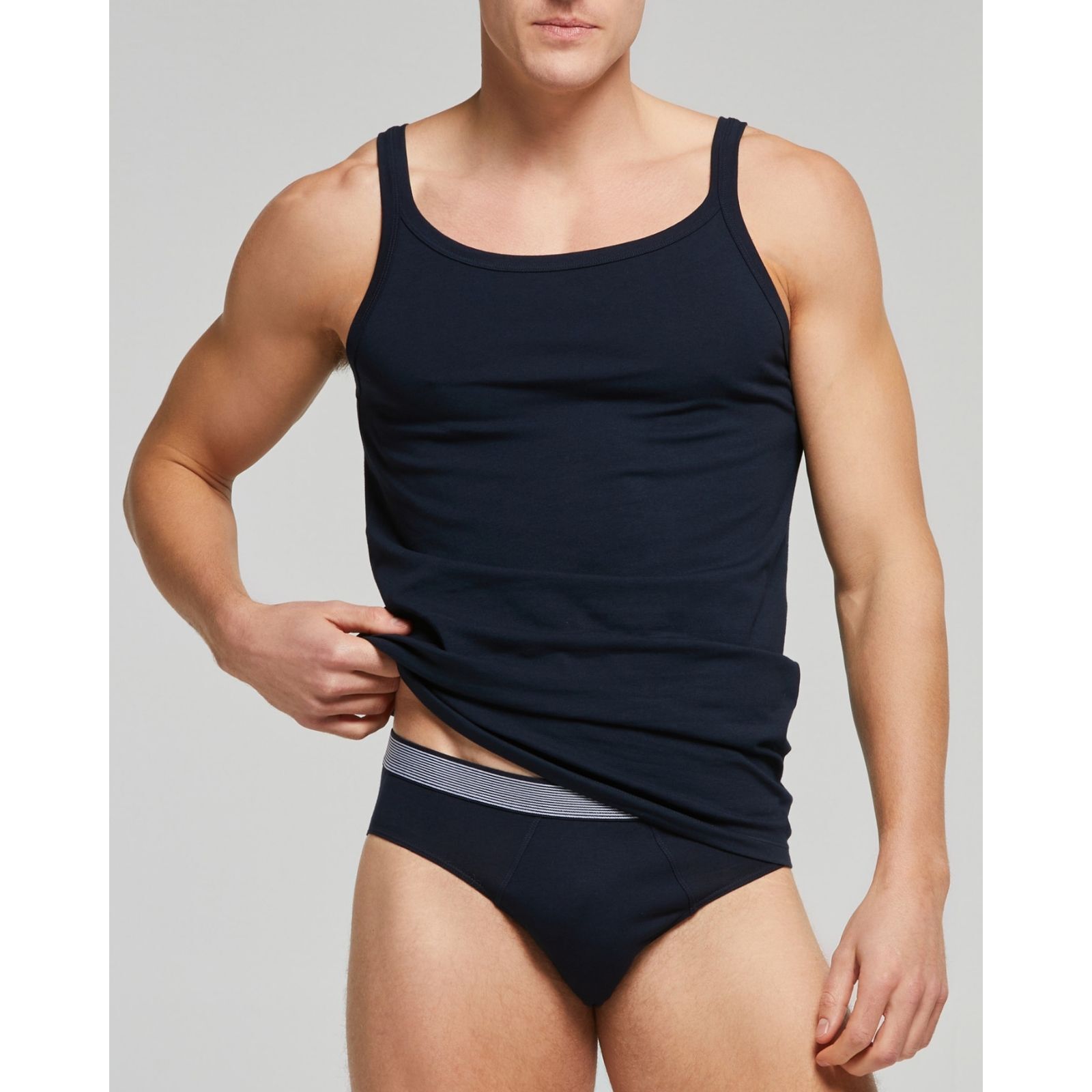 CANOTTA SPALLA STRETTA SCOLLO U