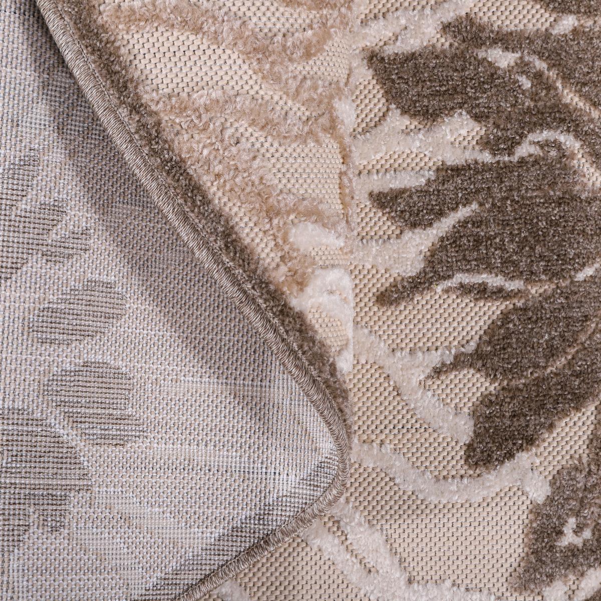 Tapis extérieur tissé kilim rond MEKO