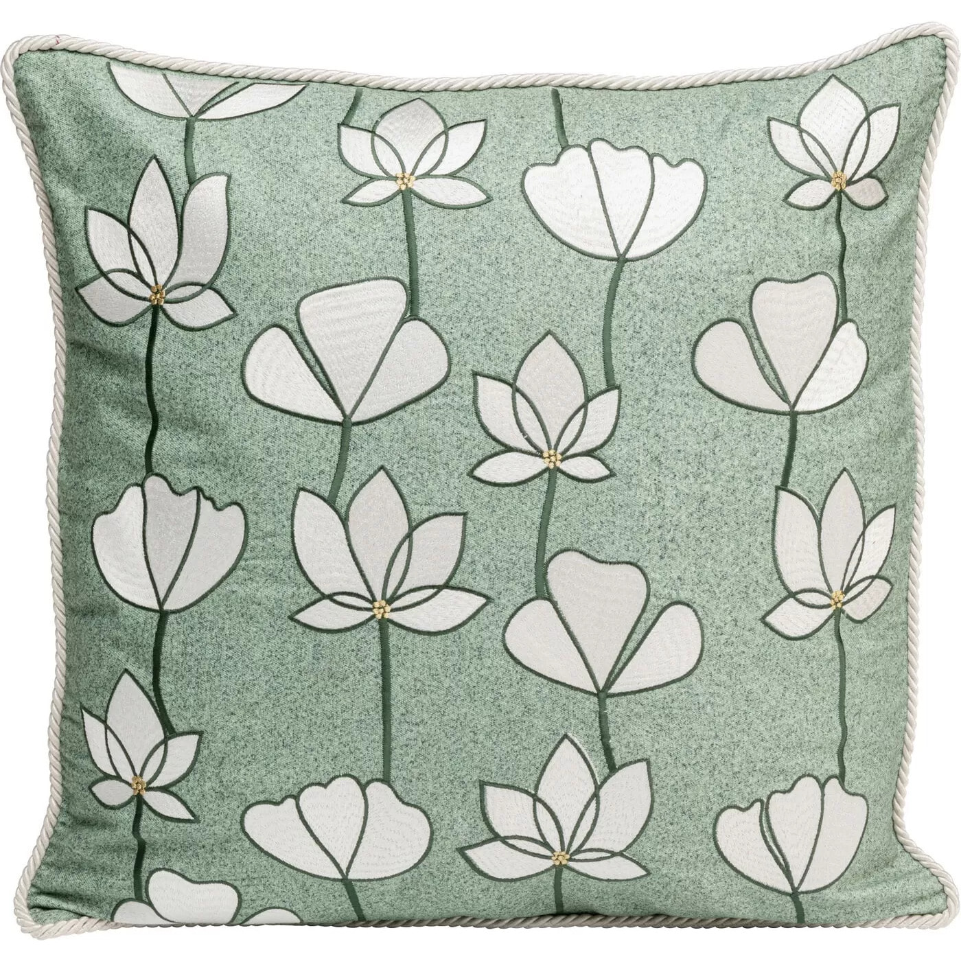 Coussin Zari vert Kare Design