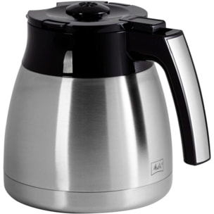 Cafetière filtre MELITTA look v therm timer noir acier brossé