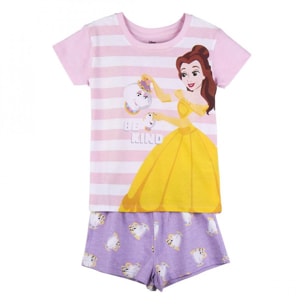 Pigiama corto Principesse Disney Belle Lei Disney Rosa