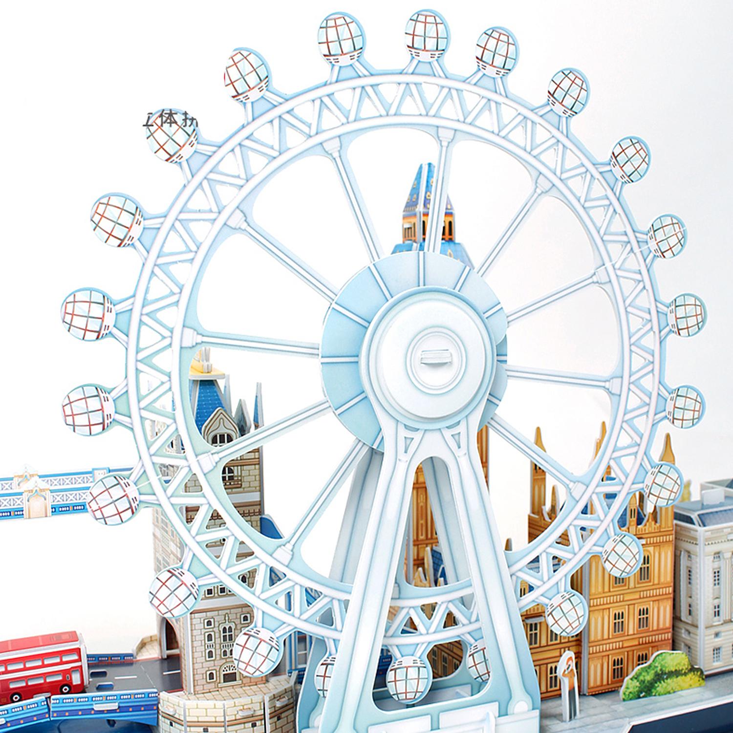 Puzzle 3D di Londra 58,6x22x44 cm.