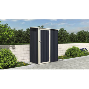 Abris de Jardin métal "Vega II"- 1.35 m² -Gris
