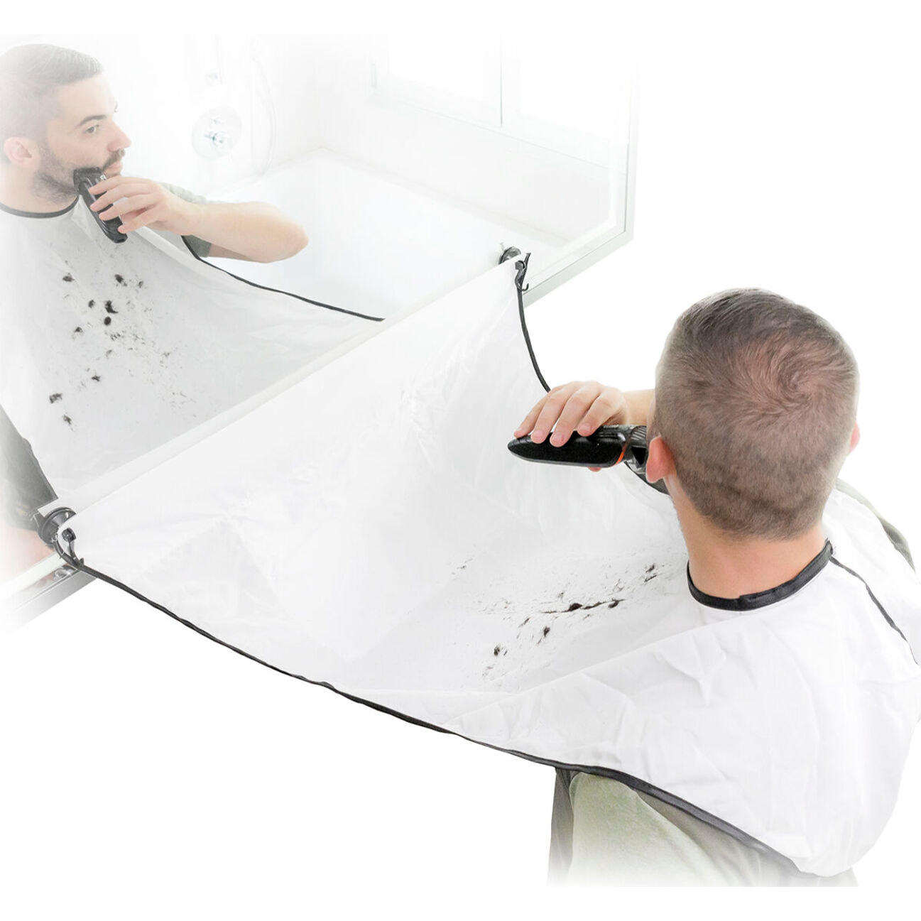 Tablier de Rasage avec Ventouses Bibdy InnovaGoods