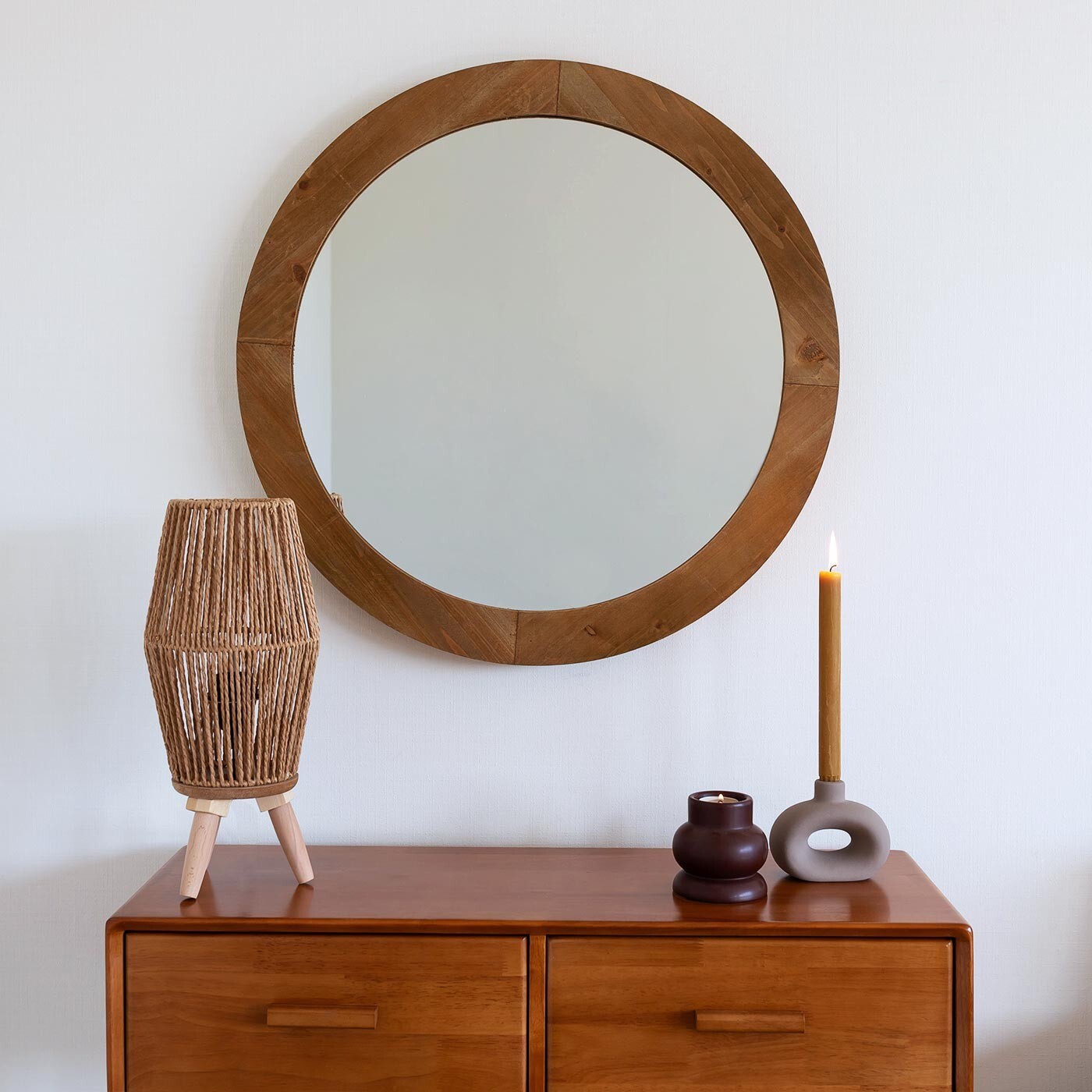 Miroir rond chiara 66cm