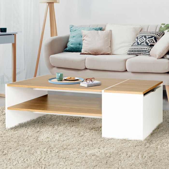 Table basse avec coffre Zoé
