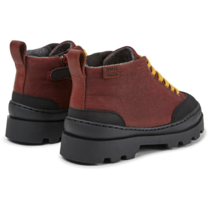 CAMPER Brutus Kids - Botines Burdeos Infantil Unisex
