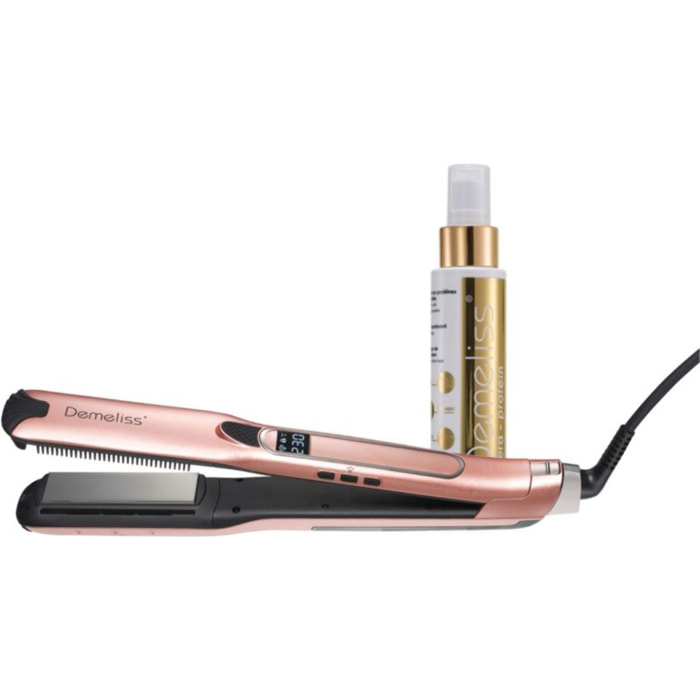 Lisseur vapeur SAINT ALGUE Coffret demeliss titanium 2.0 rose
