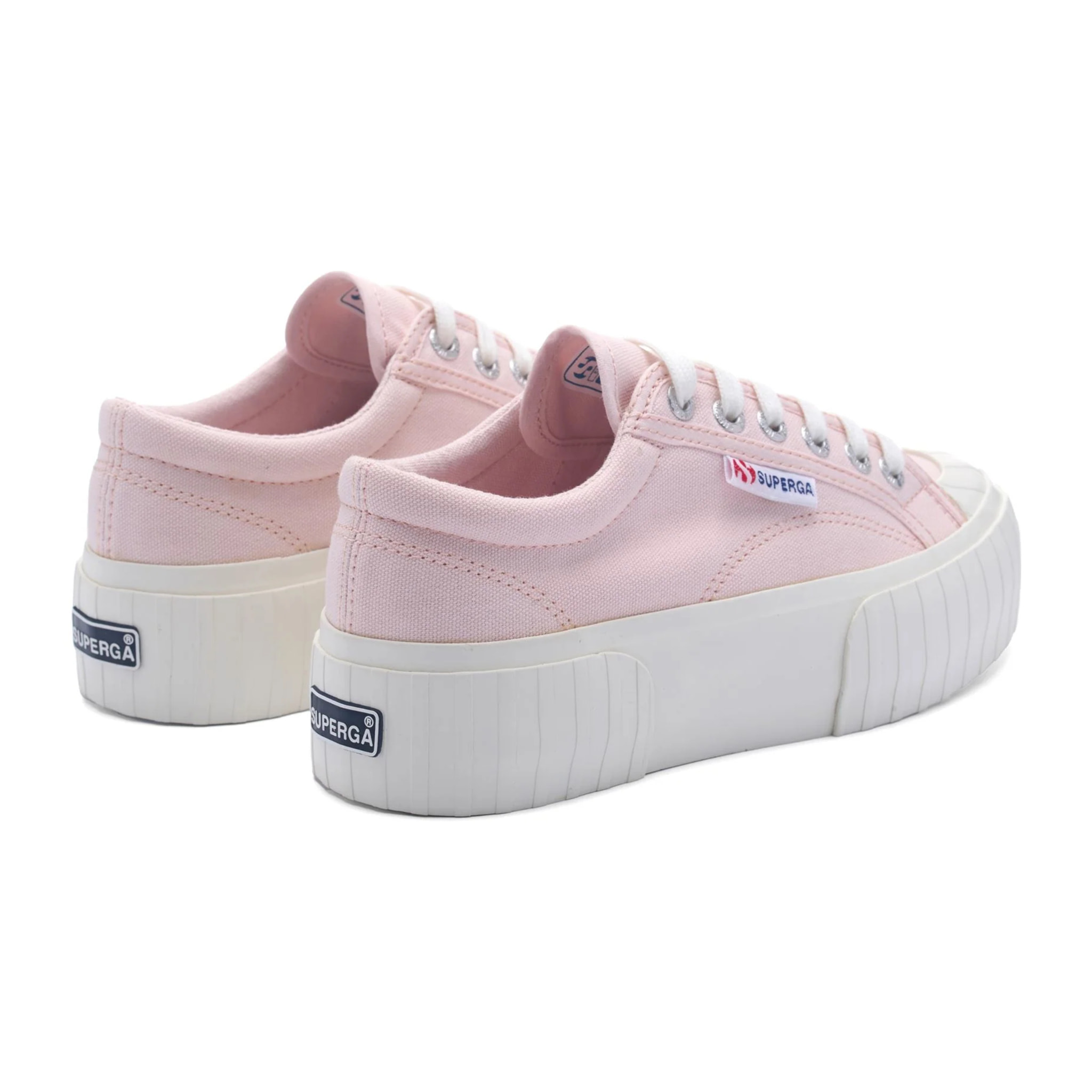 Superga - Sneakers Donna Rosa - 2631 Stripe Platform