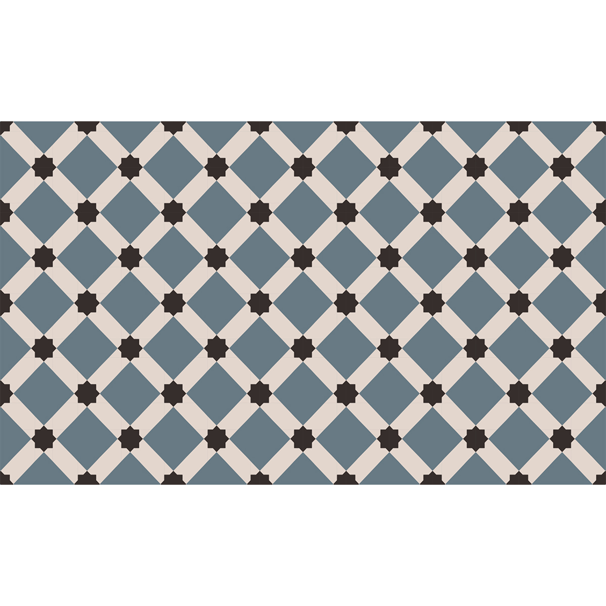 Sticker Sol avec laminat de Protection en Plastique Anti-dérapant | Stickers adhésif Sol - CARRELAGES MOSAÏQUE - 1 sticker