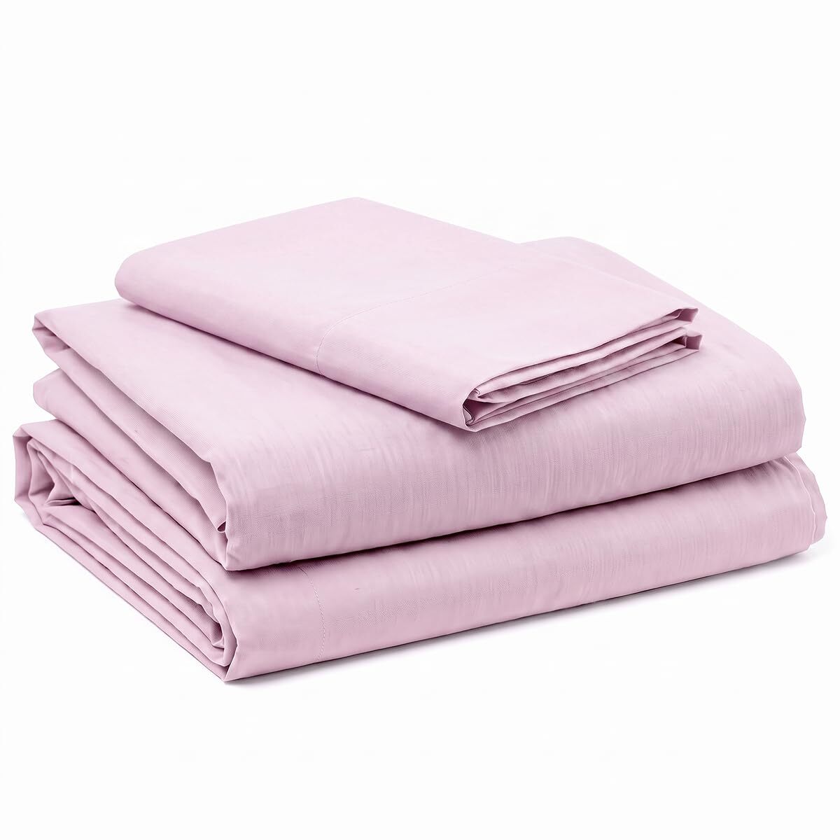 Completo lenzuola in cotone - Rosa