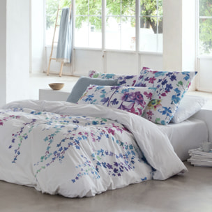 Housse de couette HAKU BLUE 100% coton 79 cm/2