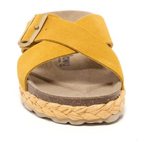 SANDALO CON ZEPPA BILLOWY GIALLO
