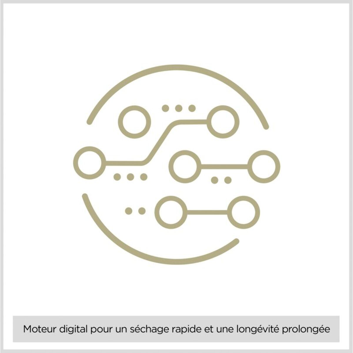 Sèche cheveux professionnel BABYLISS Titanium Shine 1600 D6200DE