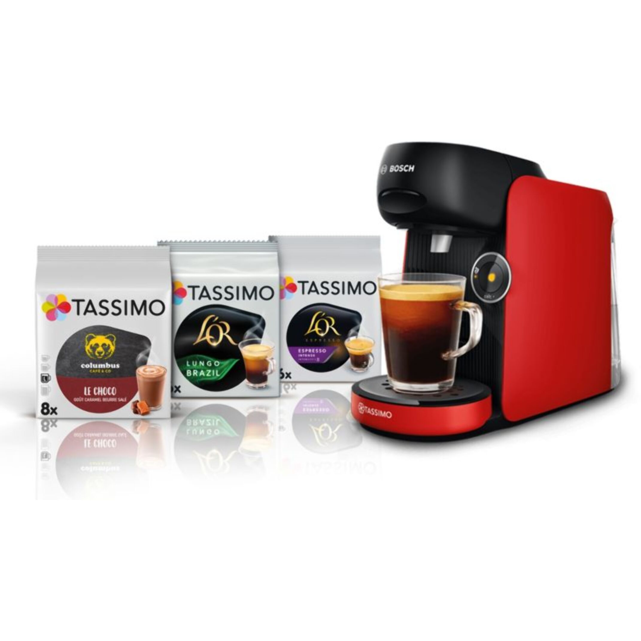 Tassimo BOSCH FINESSE TAS163E noir + 3 packs de T- Dis