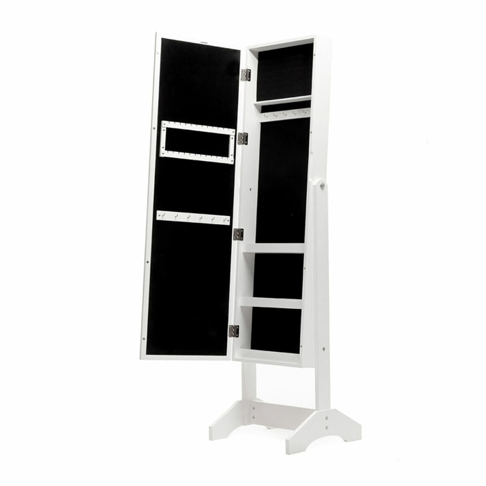 Armoire à Bijoux sur Pied avec Miroir et LED Jewight InnovaGoods