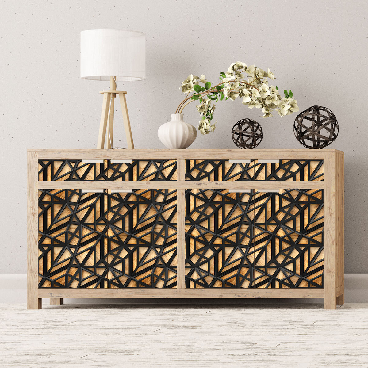 Sticker meuble scandinave malaika 60 x 90 cm