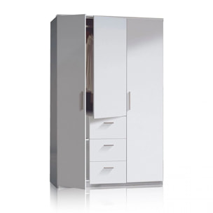 Armario Lexor 3 puertas Blanco Brillo