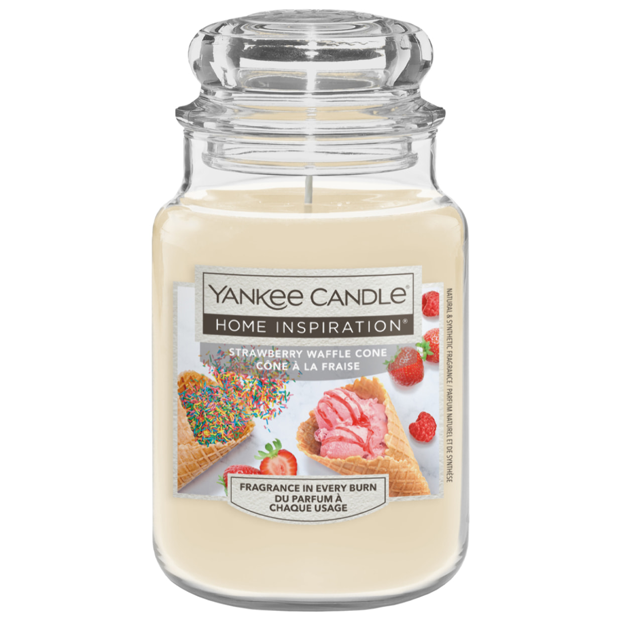 CANDELA IN GIARA GRANDE STRAWBERRY WAFFLE CONE