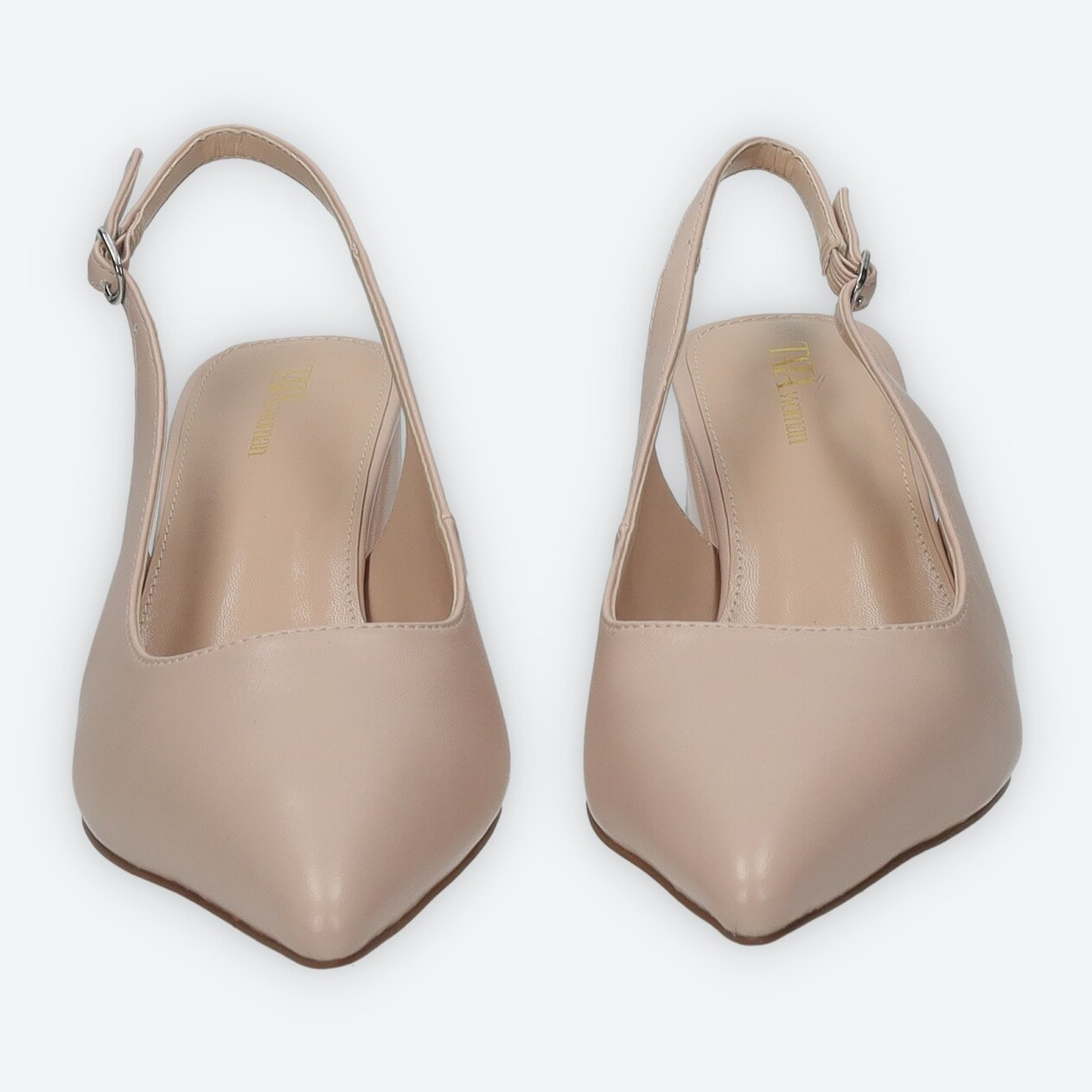 Décolleté sling back Donna Tata Italia Beige