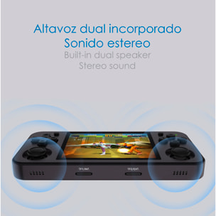 Console emulatore multipiattaforma RG353M. IPS da 3,5"; Quad Core da 1,8 GHz, 16 GB+256 GB. Android 11 + Linux. WiFi. +44.000 giochi.