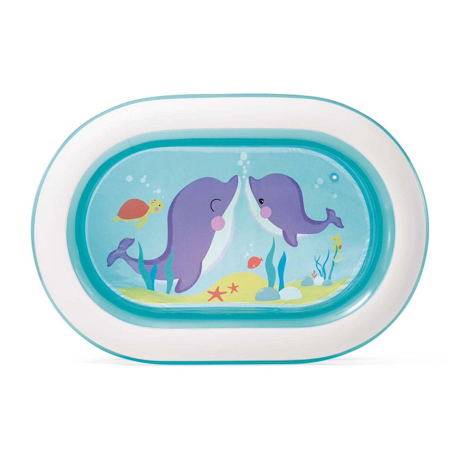 Intex Piscina Baby Ovale, Colori Assortiti, 163x107x46 cm