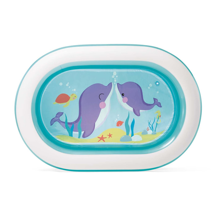 Intex Piscina Baby Ovale, Colori Assortiti, 163x107x46 cm