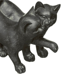Statue 2 chats Lenny H.15cm résine