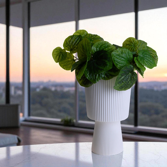 Vaso con base - 15xH25x15cm - Pezzi 2 - Bianchi Dino SpA