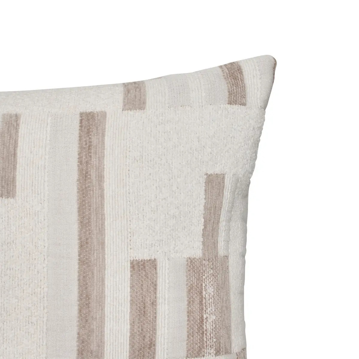 Coussin Calix beige lin 50x30cm