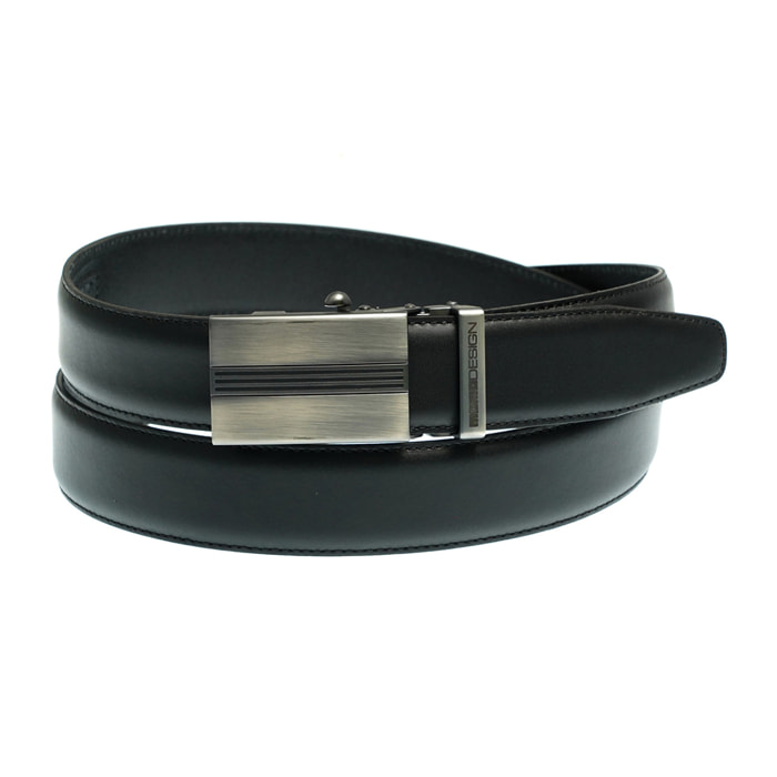 Cintura uomo in vera pelle Made in Italy - Modello Torino Prime - Taglia 100