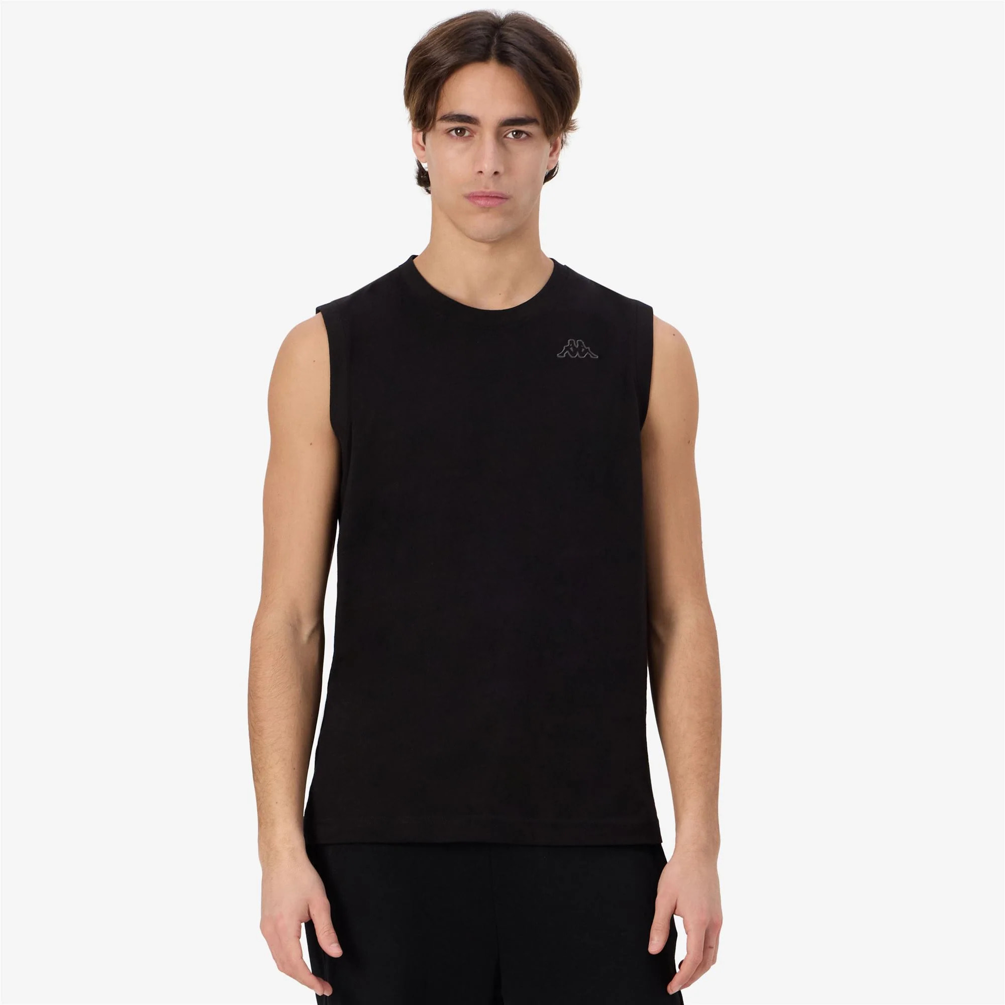 Kappa - T-Shirts & Top Uomo Nero - Logo Korpo Cadwal