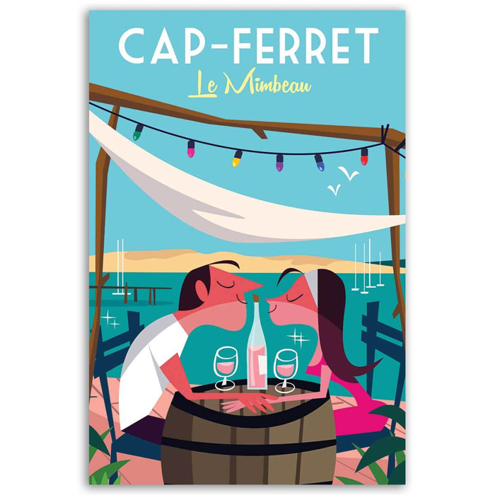 Tableau arcachon Cap ferret Tableau alu Dibond