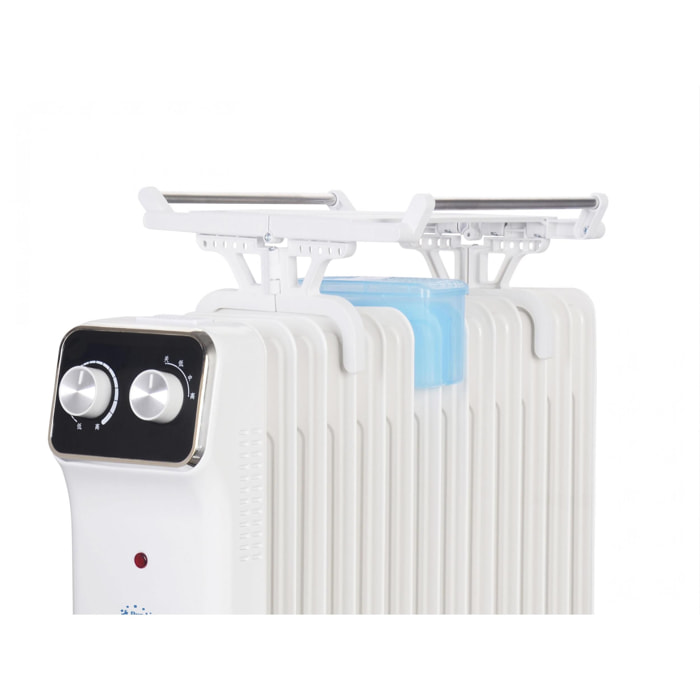 Radiateur d'huile blanc avec réservoir d'humidification 2800   W