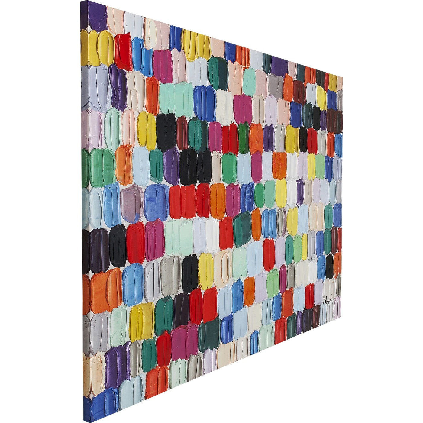 Tableau Touched Colorful Dots 200x140cm Kare Design